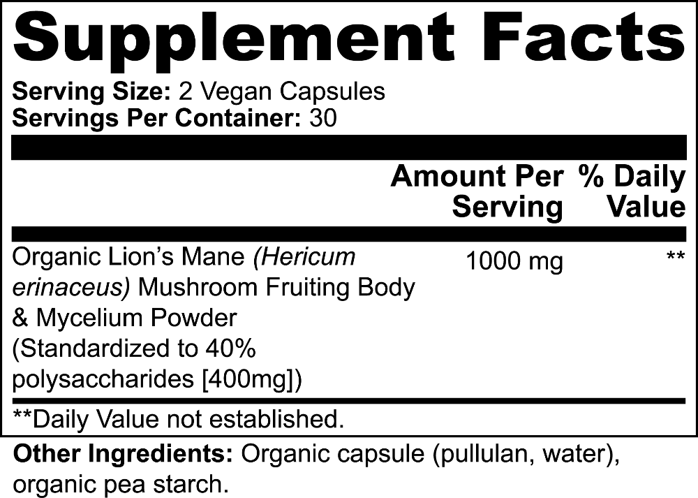Lion's Mane Mushroom Volume Discounts